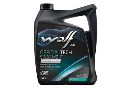 Масло Вольф OFFICIALTECH 5W30 MS-F 4 л купить в Москве по цене 1580.5 руб