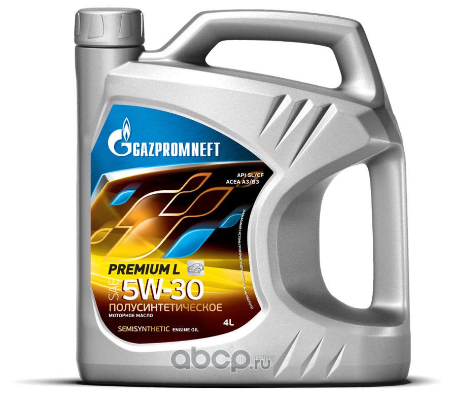 Полусинтетическое моторное масло GAZPROMNEFT Premium L 5W-30 4 л  .
