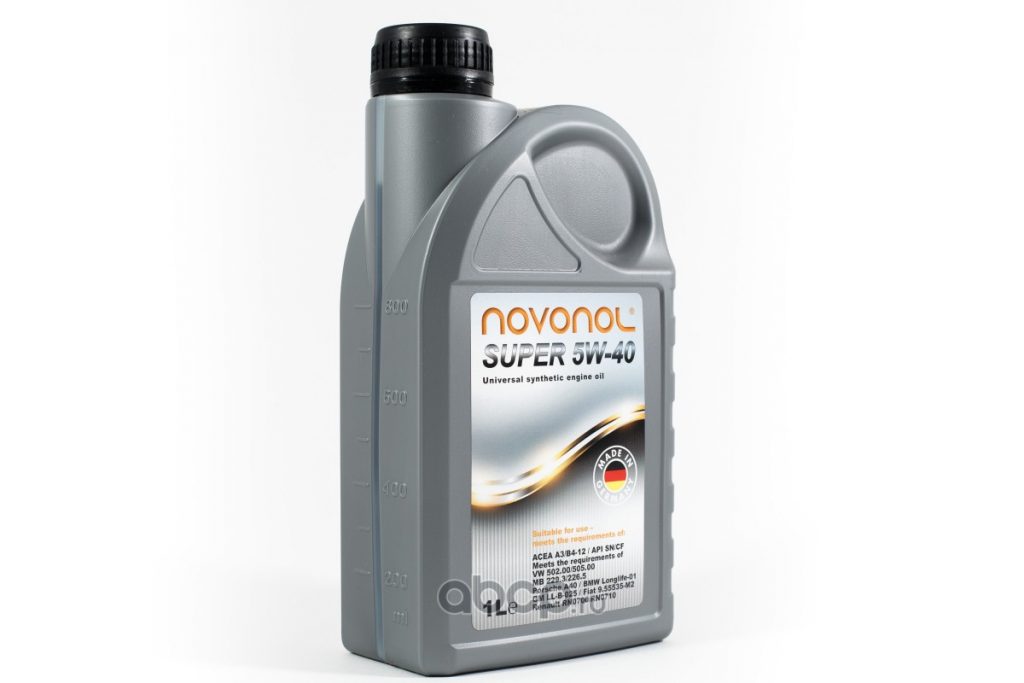 Novonol масло Super 5W40 синтетика 1 л купить в Москве по цене 406.31 руб