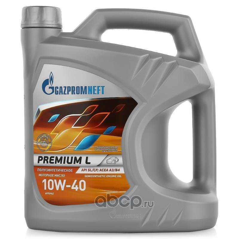 Полусинтетическое моторное масло Газпромнефть Premium L 10W-40 5 л .