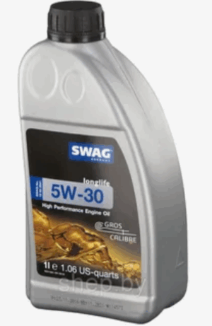 Синтетическое моторное масло SWAG SAE 5W-30 longlife plus 1 л