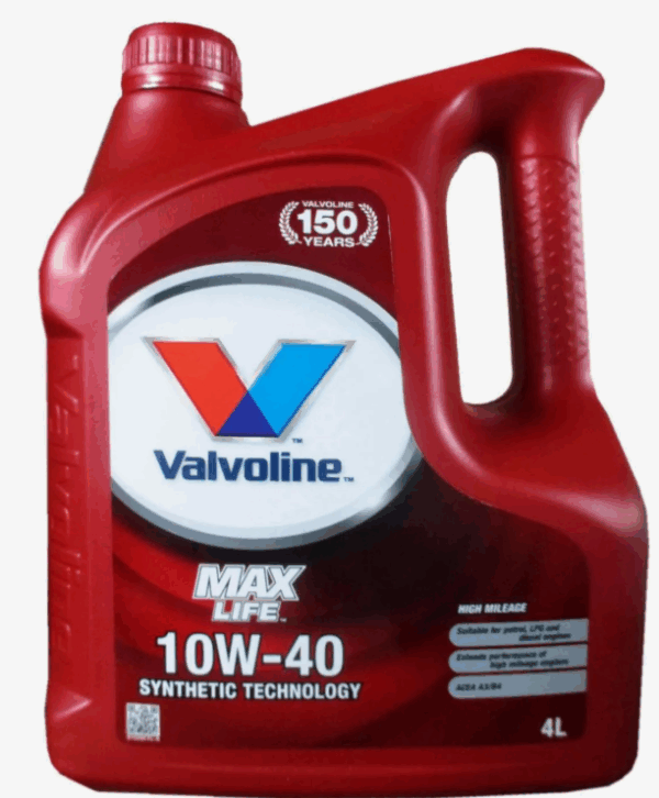 Моторное масло VALVOLINE MAXLIFE 10W-40