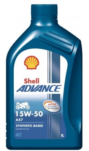 Моторное масло Shell Advance 4T AX7 15W-50