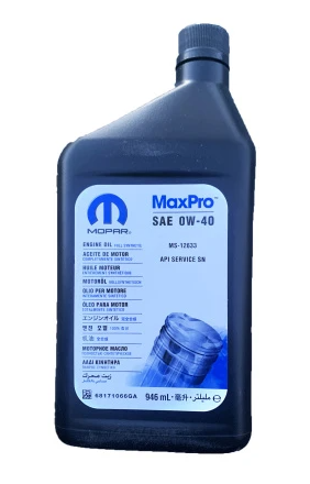 Моторное масло Mopar Synthetic 0W-40