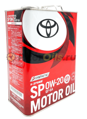Моторное масло TOYOTA MOTOR OIL SP/GF-6A 0W-20
