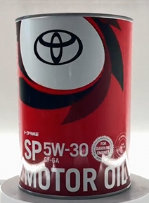 Моторное масло TOYOTA MOTOR OIL SP/GF-6A 5W-30
