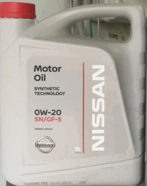 Моторное масло NISSAN SN/GF-5 0W-20