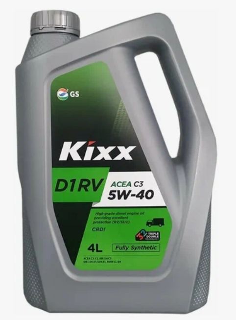 Масло моторное Kixx D1 RV 5W-40 C3