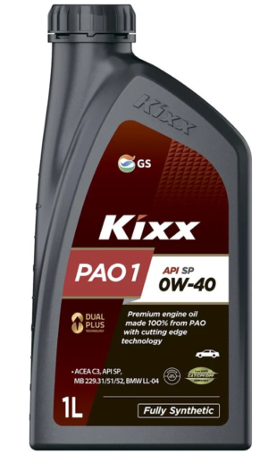 Масло моторное Kixx PAO1 SP 0W-40